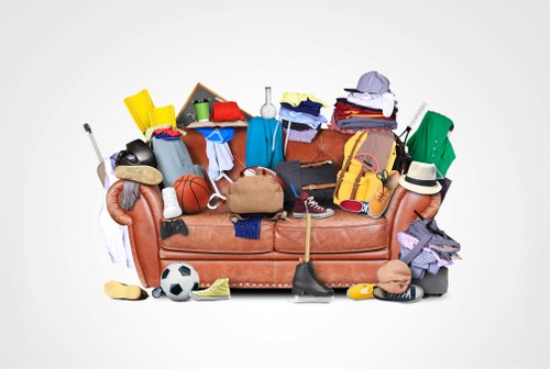 Residents disposing of household waste in Tottenham