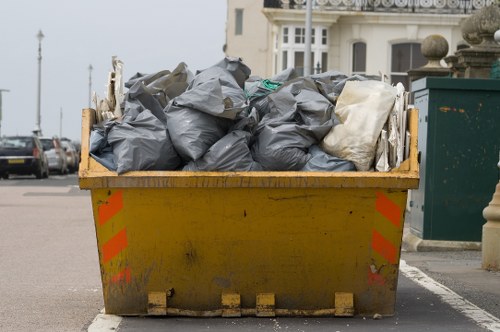 Team handling commercial waste in Tottenham