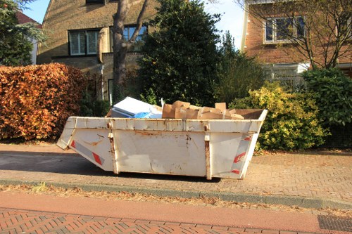 Truck loaded for flat clearance in Tottenham